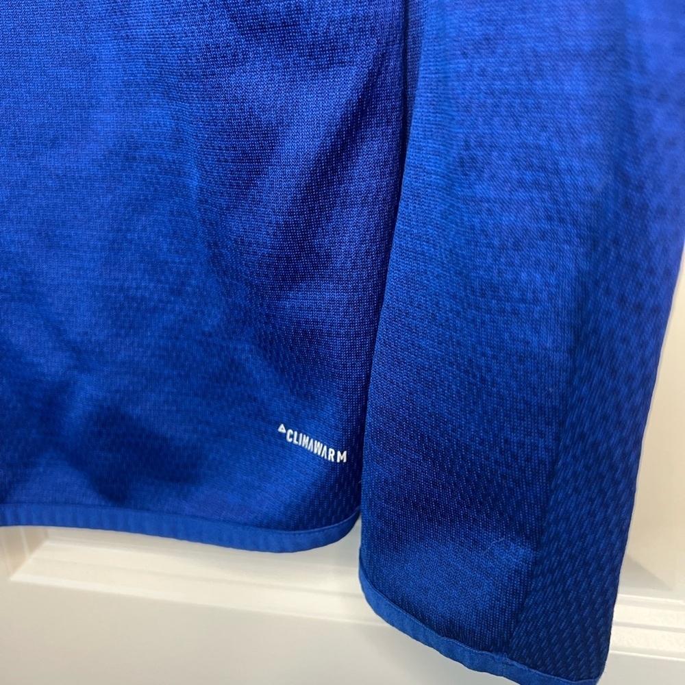 adidas Men's Royal Blue Crewneck Hoodie - Picture 7 of 7